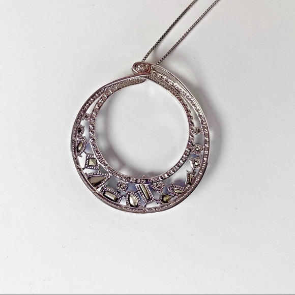 Simone I. Smith Blue & White Crystal Necklace - Picture 4 of 8